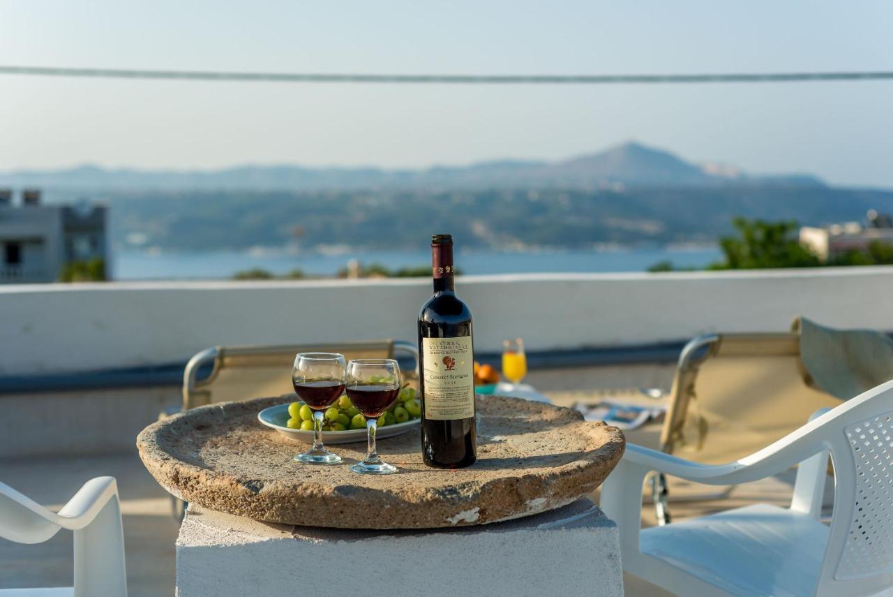 Bella-Maria At Aptera With Mountain And Sea View !! Chania  Exterior foto