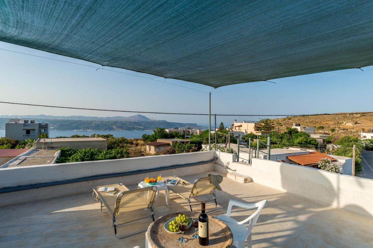 Bella-Maria At Aptera With Mountain And Sea View !! Chania  Exterior foto